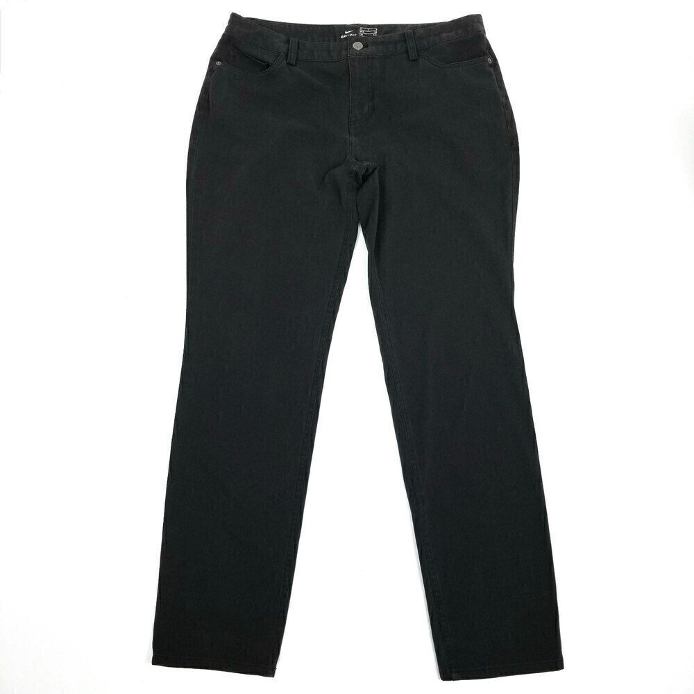 Nike Golf DRI-FIT Slim Woven Trouser Pants Athletic Mimimal Athleisure Black 12